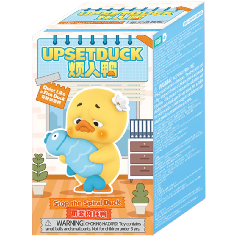 Upsetduck - Stop the Spiral Duck Blind Box Vinyl Figure (Single Unit)