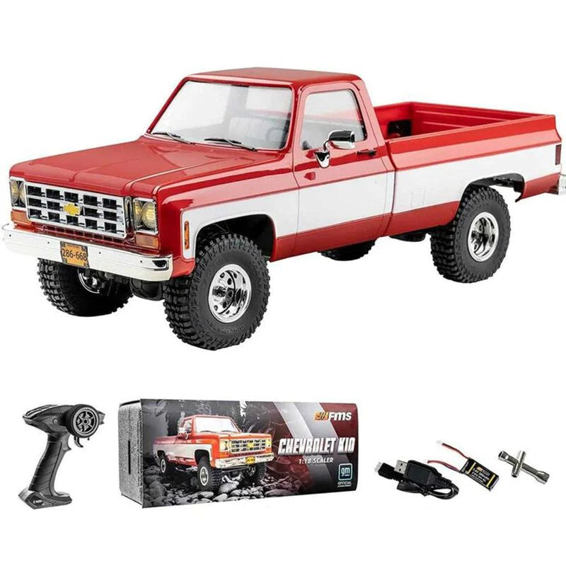 
                  
                    FMS 1/18 Chevy K10 4WD RC Crawler 11808
                  
                