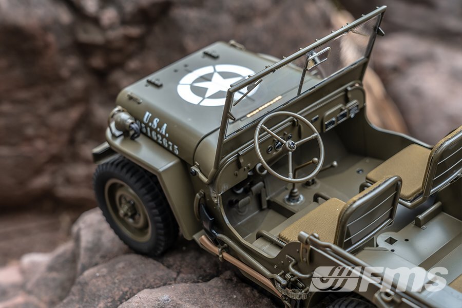 
                  
                    FMS 1:12 1941 Willys MB RTR
                  
                