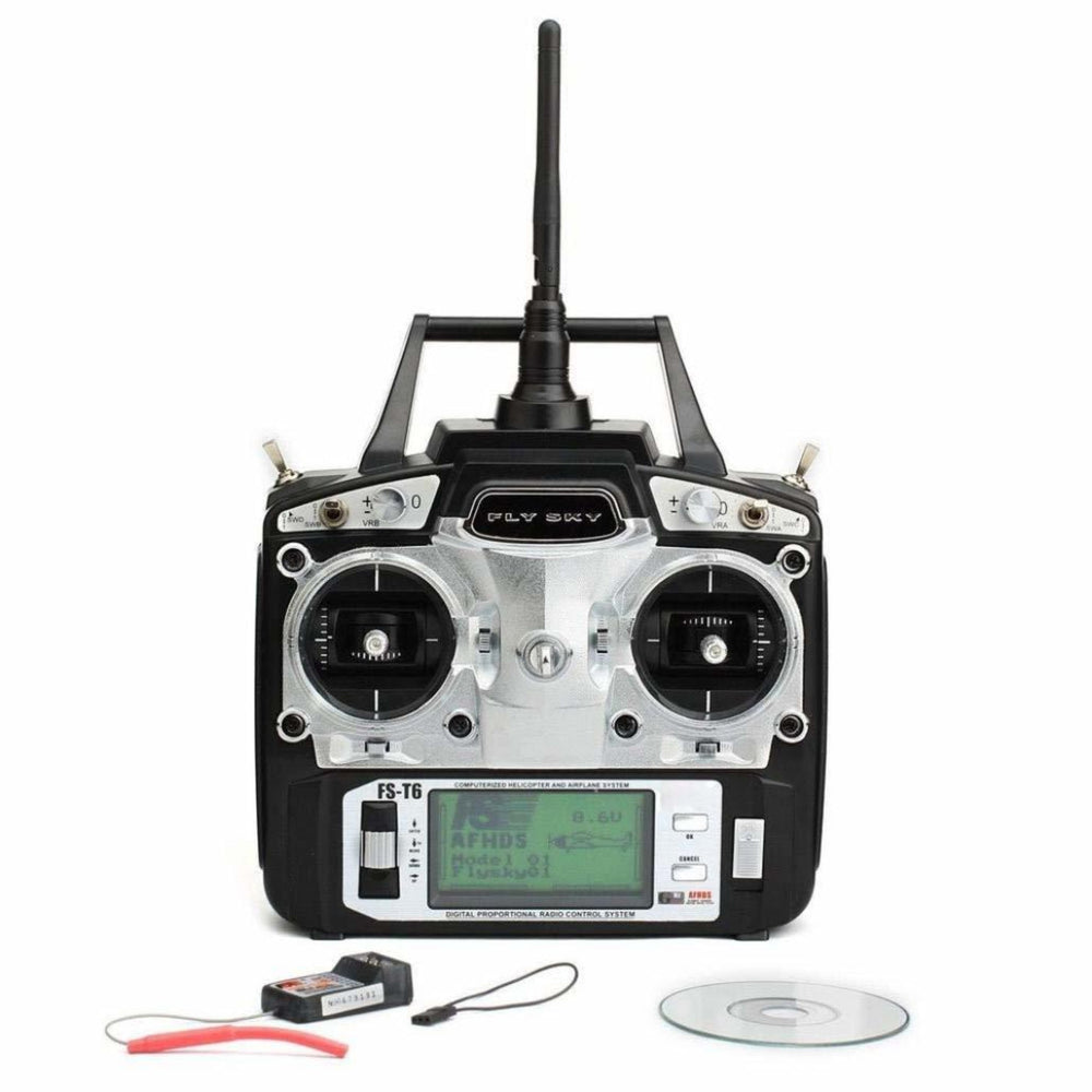 Flysky T6 2.4G Mode 2. 6 Channel Radio & Receiver system Quadcopter/Helicopter/Airplane