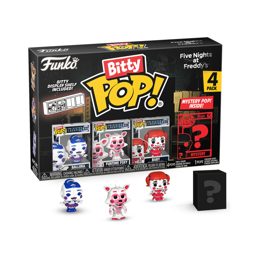 
                  
                    Five Nights at Freddy's - Ballora Bitty Pop! 4-Pack-Collectible-IKON-ProHobbies
                  
                