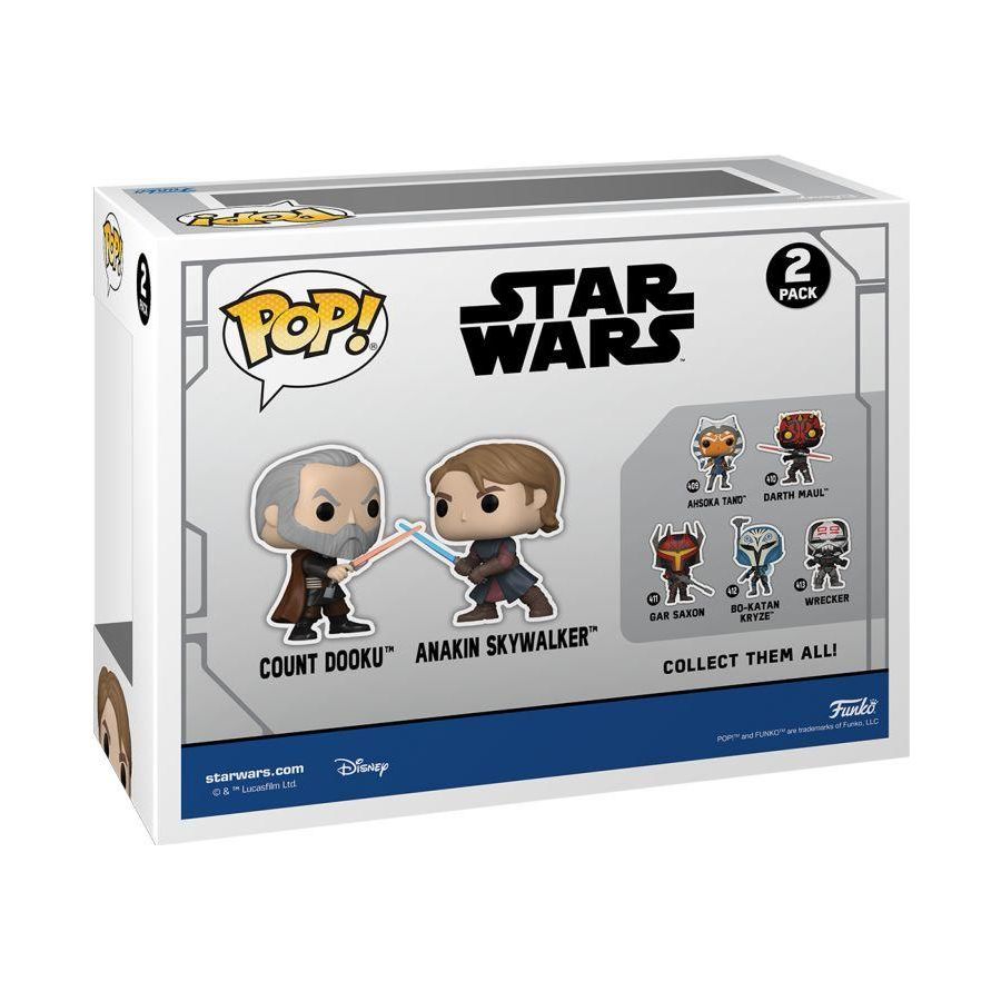 
                  
                    Star Wars: The Clone Wars - Anakin Skywalker Vs Count Dooku US Exclusive Pop! Vinyl 2-Pack [RS]-Collectible-IKON-ProHobbies
                  
                