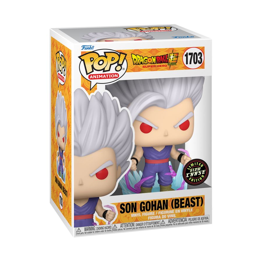 Dragon Ball Super: Super Hero - Son Gohan (Beast) Pop! Vinyl - CHASE VERSION!