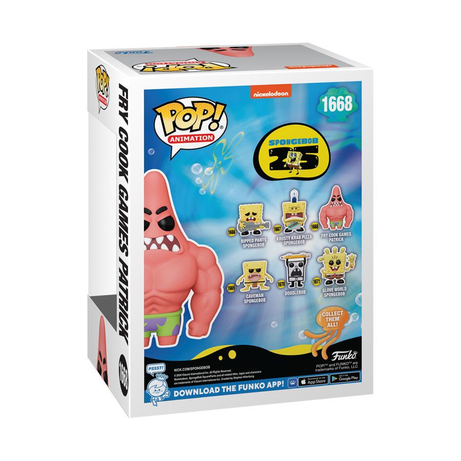 
                  
                    Spongebob: 25th Anniversary - Fry Cook Games Patrick Pop! Vinyl
                  
                