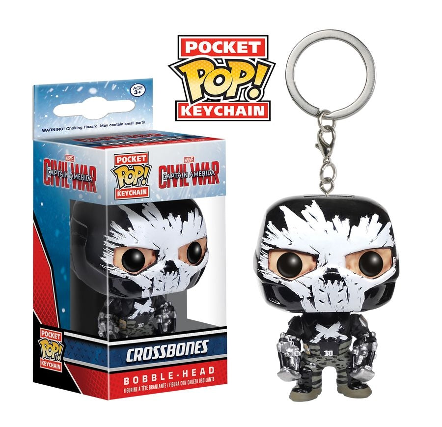 Captain America 3 - Crossbones Pop! Keychain