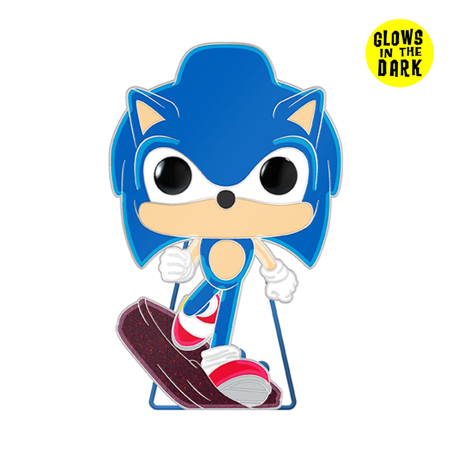 Sonic the Hedgehog - Sonic Glow Enamel Pop! Pin