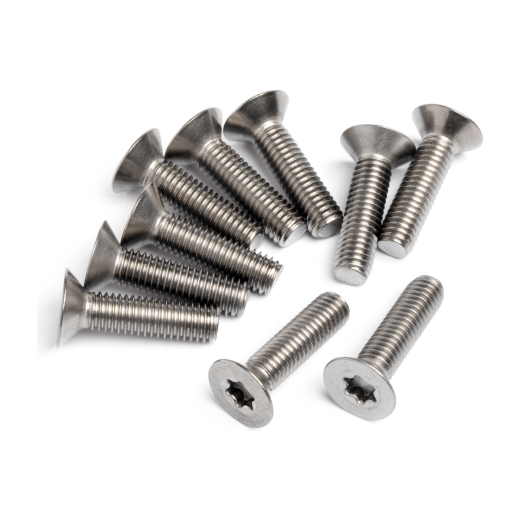 HPI TITANIUM FLAT HEAD SCREW M5x20mm (10pcs) HPI-94952