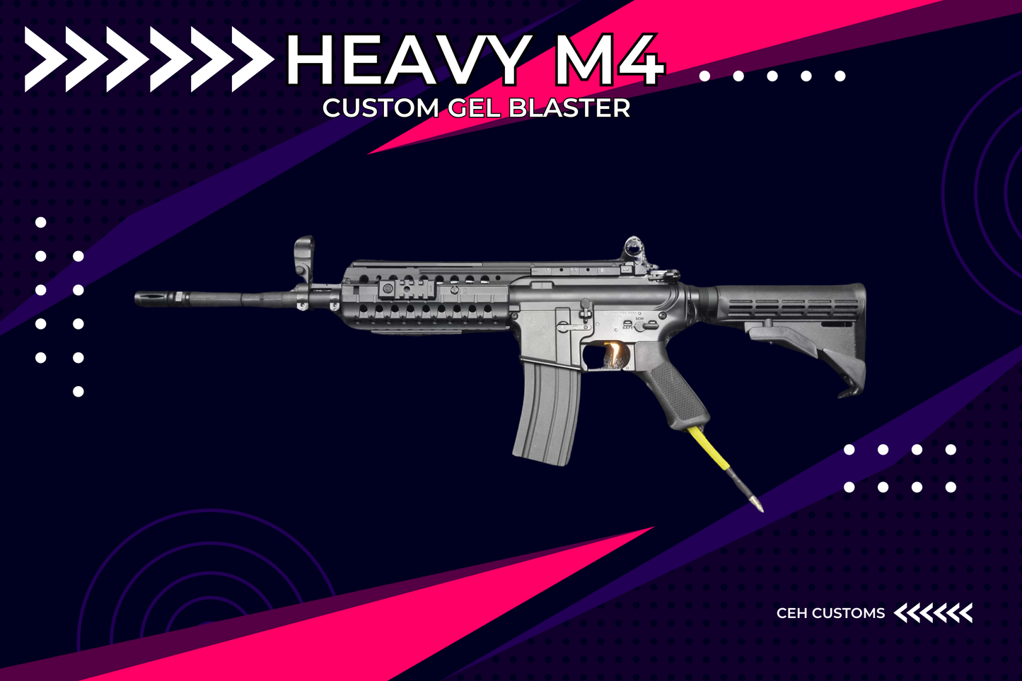 
                  
                    Heavy M4 Custom HPA Gel Blaster
                  
                