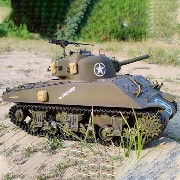 Henglong 3841-10 US Sherman M4A3 And Pershing M26 WWII US 1/30 Scale Infrared Battle Tank 3841-10