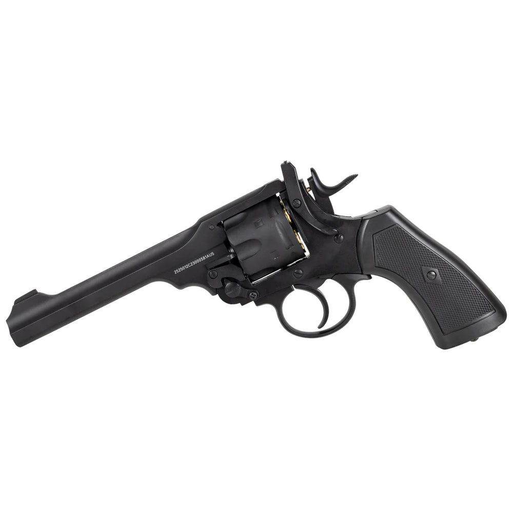 WW2 Webley Mk IV .38/200 Metal C02 Gel Revolver (Black)