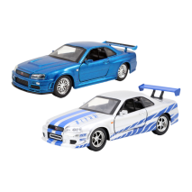 Fast & Furious - Brian's Nissan Skyline GT-R Twin Pack 1:32 Scale