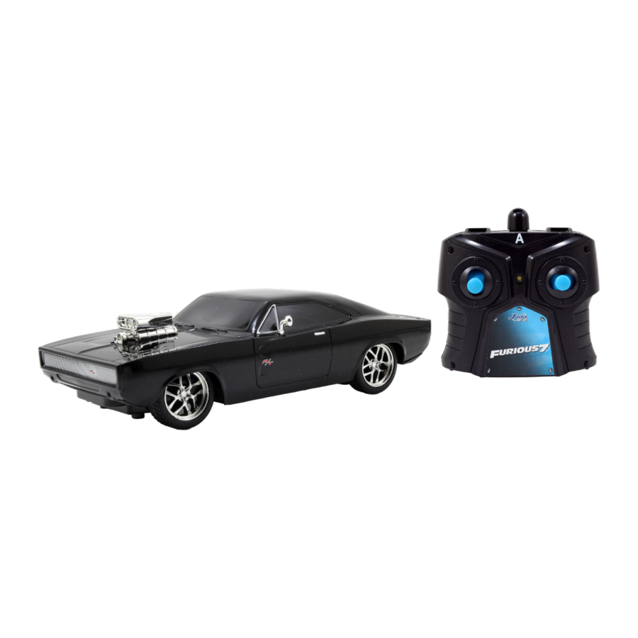 
                  
                    Fast & Furious - Dom's 1970 Dodge Charger 1:24 Scale Remote Control Car
                  
                