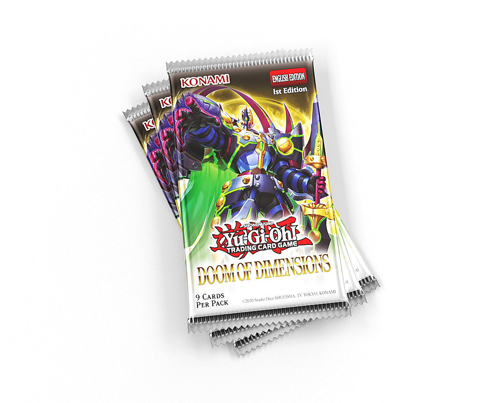 YuGiOh Doom Of Dimensions - 1 x Card Booster