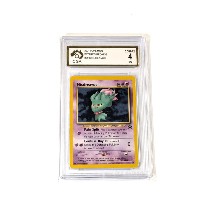 CGA Graded Pokemon Wizards Promos #39 Misdreavus - Graded 4