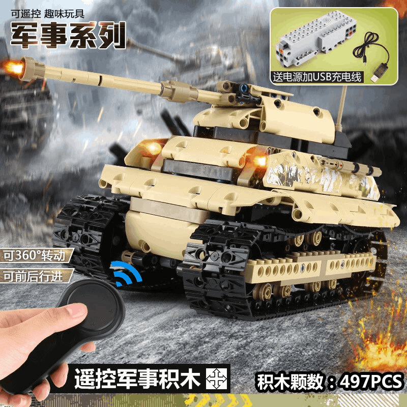 MOULD KING 13011 Huge Tank with 499 Pieces