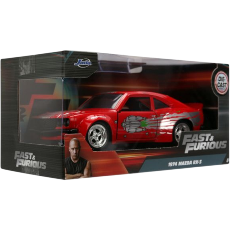 Fast & Furious - 1:32 1974 Mazda RX-3 Diecast Vehicle