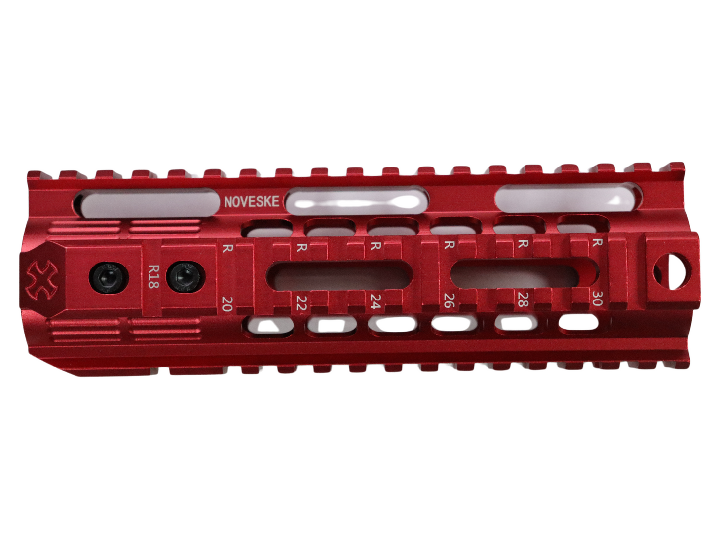 
                  
                    NOVESKE 7-inch Quad Rail Red
                  
                