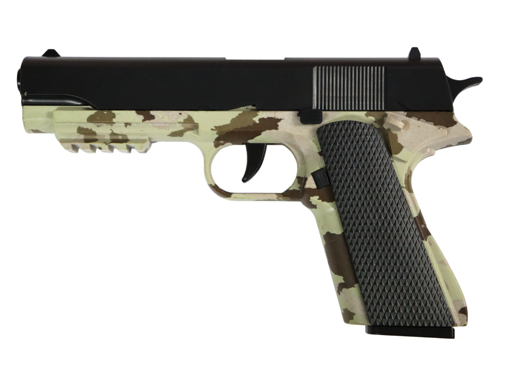 Manual Camo 1911 Pistol Blaster