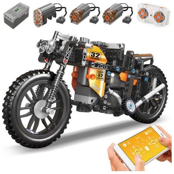 MOULD KING 23005 Fast RC Motorcycle with 383 Pieces