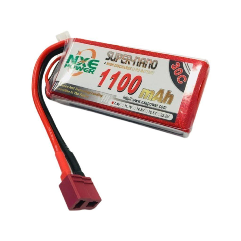 NXE 1100mah 30c 7.4v softcase w/Deans