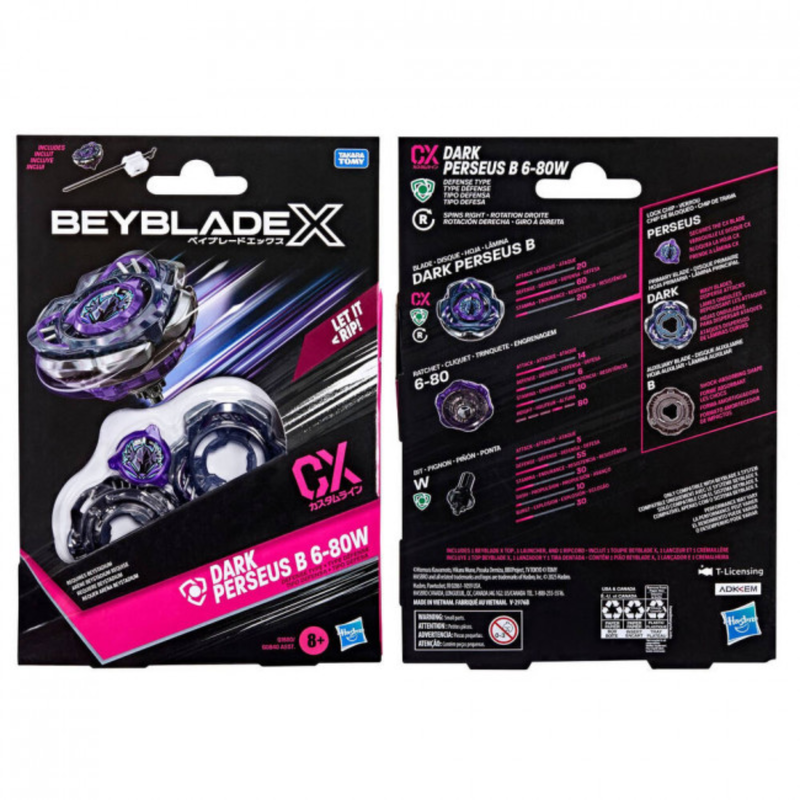 Beyblade X Dark Perseus B 6-80W CX Starter Pack