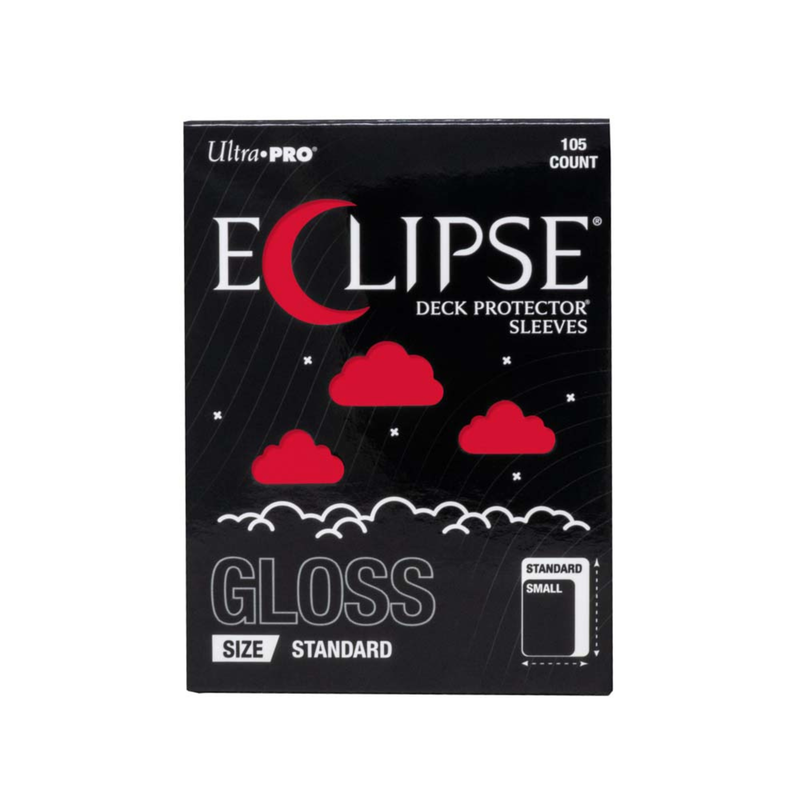 Ultra Pro - ECLIPSE Gloss Standard DECK PROTECTOR Sleeves: Apple Red - 105ct