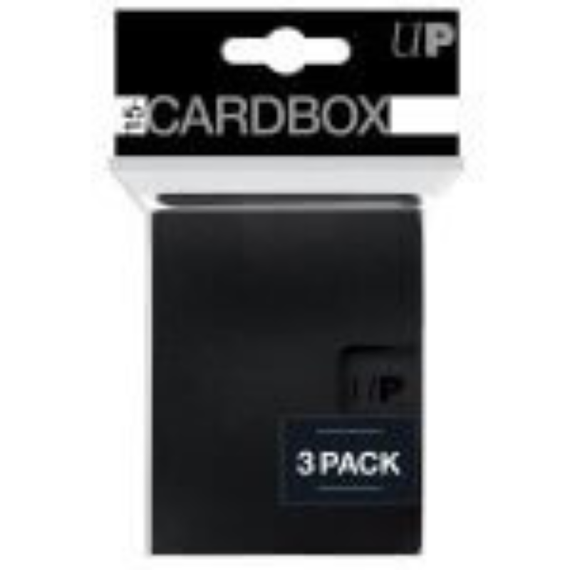 ULTRA PRO PRO 15+ Card Box 3-pack: Black