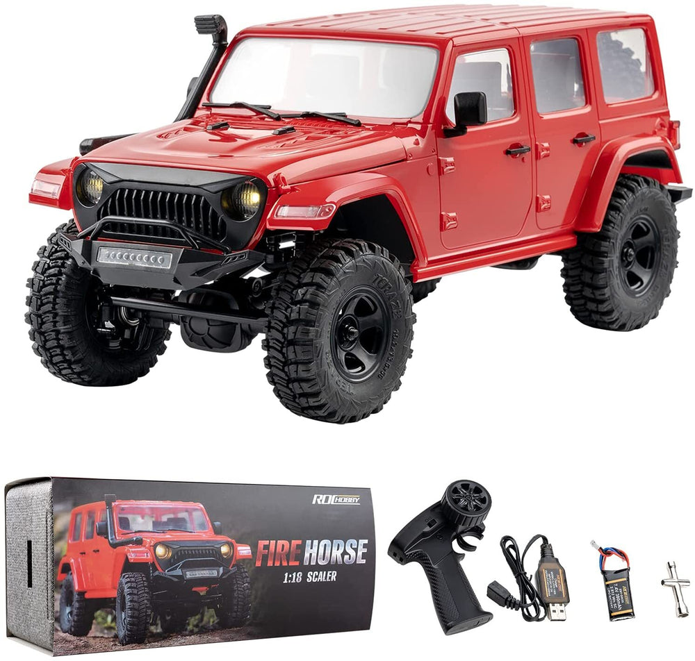 
                  
                    Roc Hobby 1:18 Fire Horse 1/18 Scale RC Crawler
                  
                