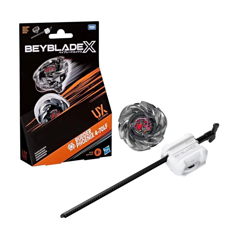 Beyblade X Rudder Phoenix 4-70LF UX Starter Pack Set