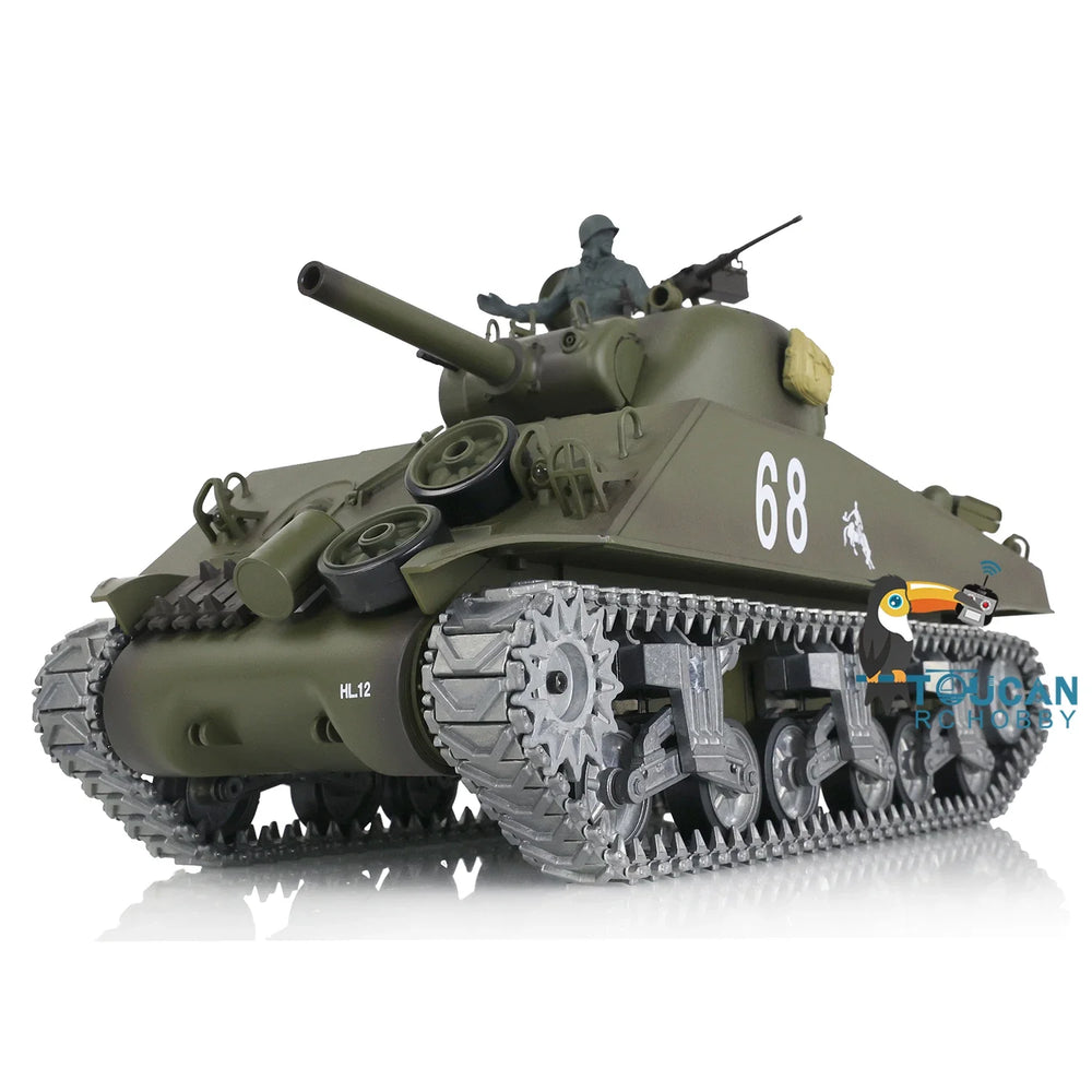 Heng Long RC Battle Tank Sherman M4A3 Infrared Combating System1/30 3841-01