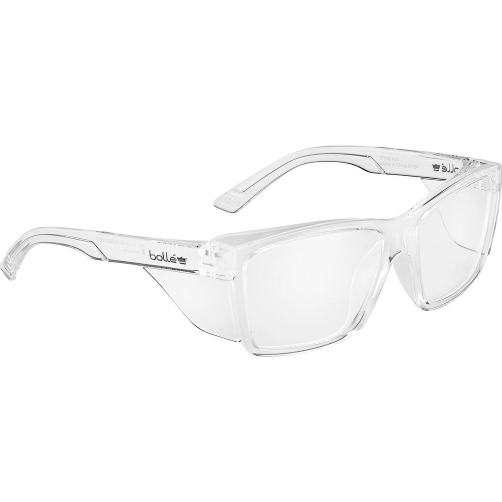 Bolle STKS 420 Clear Lens - Platinum (ASAF) - Crystal PC Temples/Frame