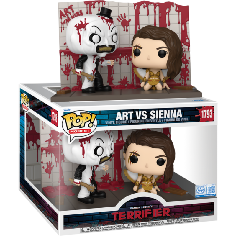 Terrifier 2 - Art vs. Sienna Pop! Moment Vinyl Figure