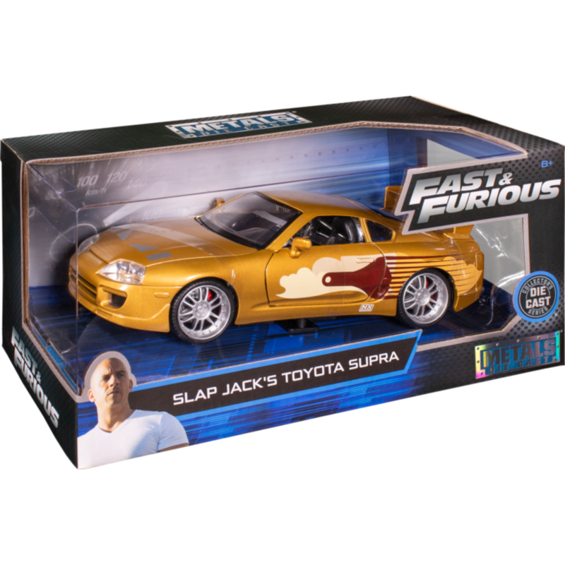 2 Fast 2 Furious - Slap Jack’s 1995 Toyota Supra 1/24th Scale Metals Die-Cast Vehicle Replica