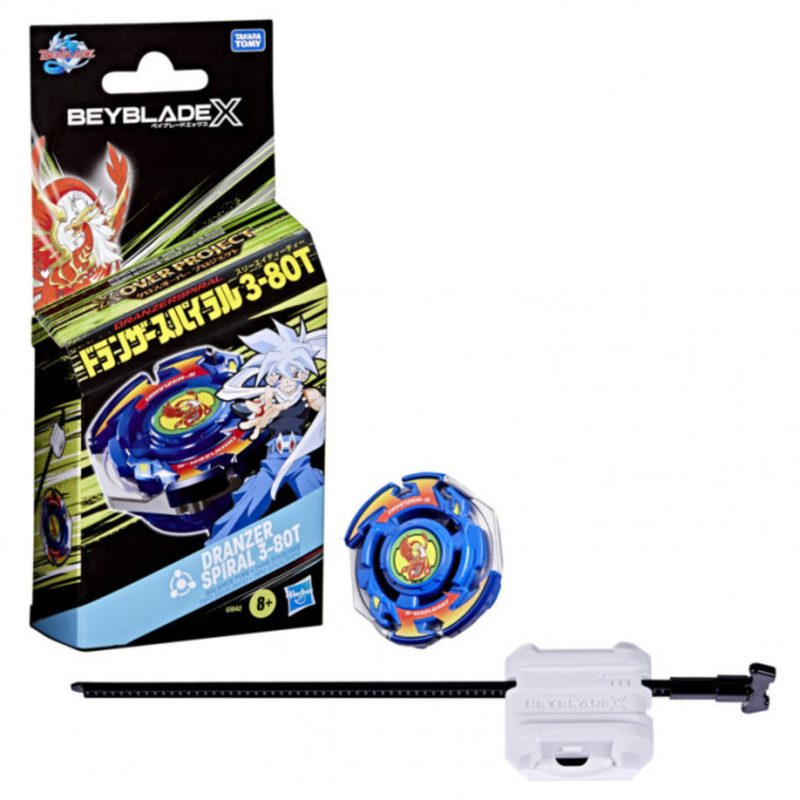 Beyblade X X-Over Project Dranzer Spiral 3-80T Starter Pack Set (WSL)