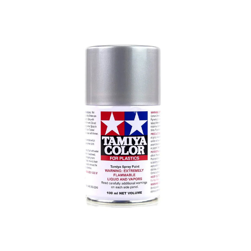 Tamiya TS-76 Mica Silver Lacquer Spray Paint 100ml