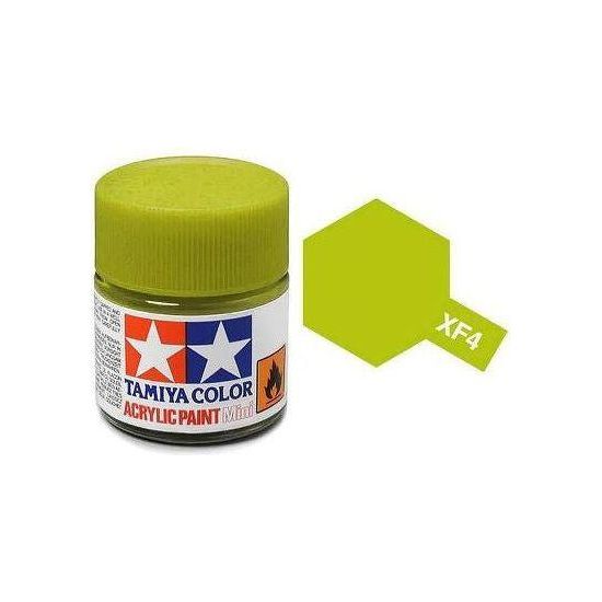 TAMIYA ACRYLIC MINI XF-4 YELLOW GREEN