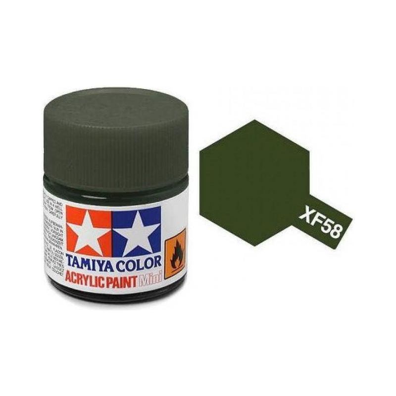 TAMIYA ACRYLIC MINI XF-58 OLIVE GREEN