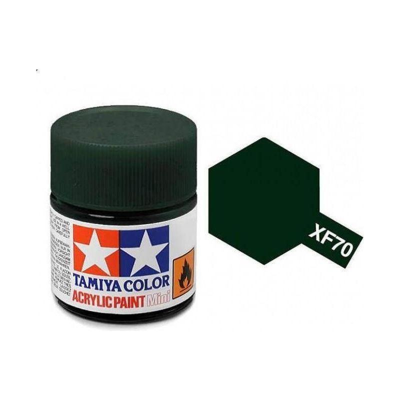 TAMIYA ACRYLIC MINI XF-70 DARK GREEN 2