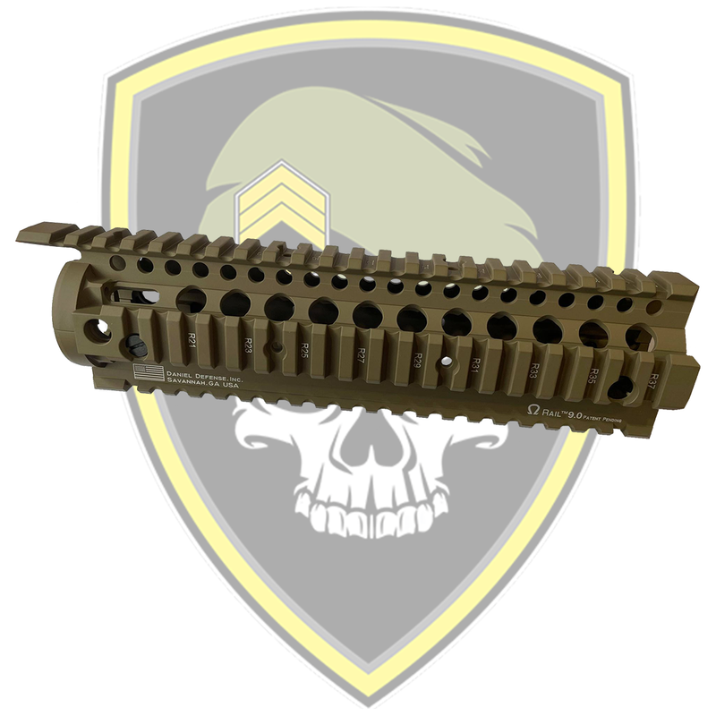 TAN Daniel Defense Omega METAL QUAD RAIL HANDGUARD