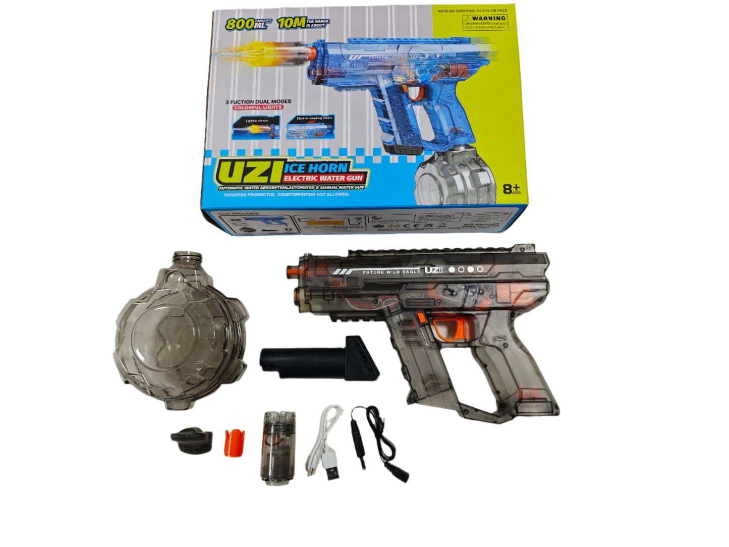 Mini-Electric Toy Water Blaster - Uzi Style