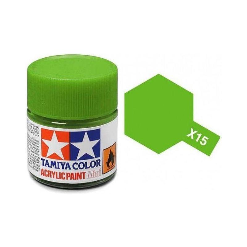 Tamiya Acrylic Mini x-15 LIGHT GREEN