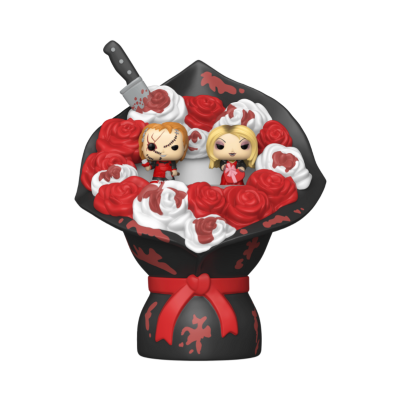 Child's Play - Chucky & Tiffany Valentines Bouquet Bitty Pop! Vinyl 2-Pack