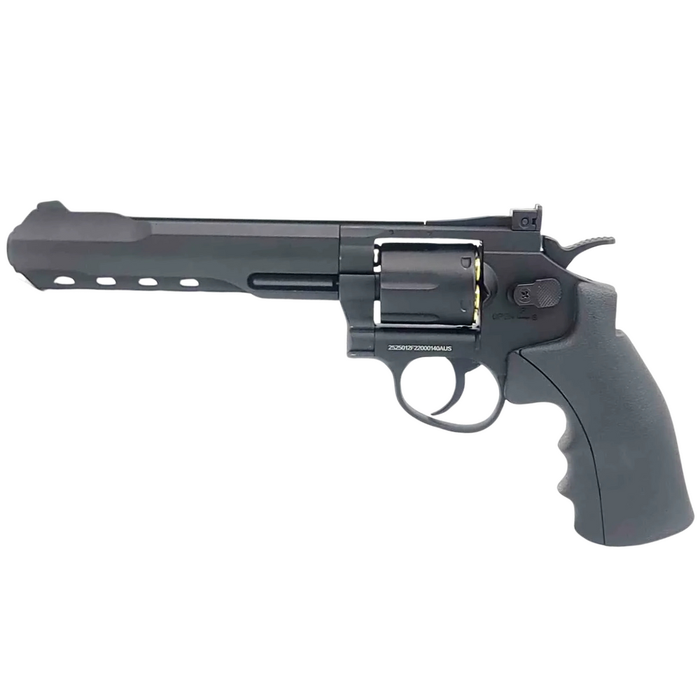 357 Magnum 5.5″ Metal C02 Gel Blaster Revolver (Black)