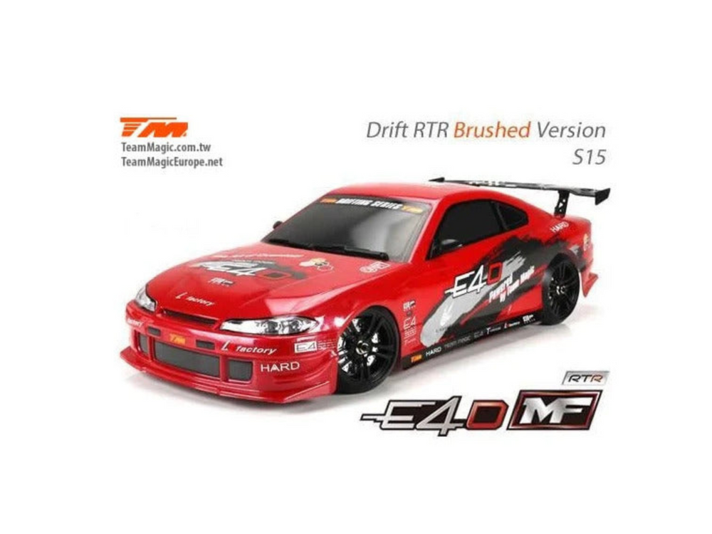 TEAM MAGIC E4D MF 1/10 DRIFT CAR RTR S15 BRUSHED VERSION