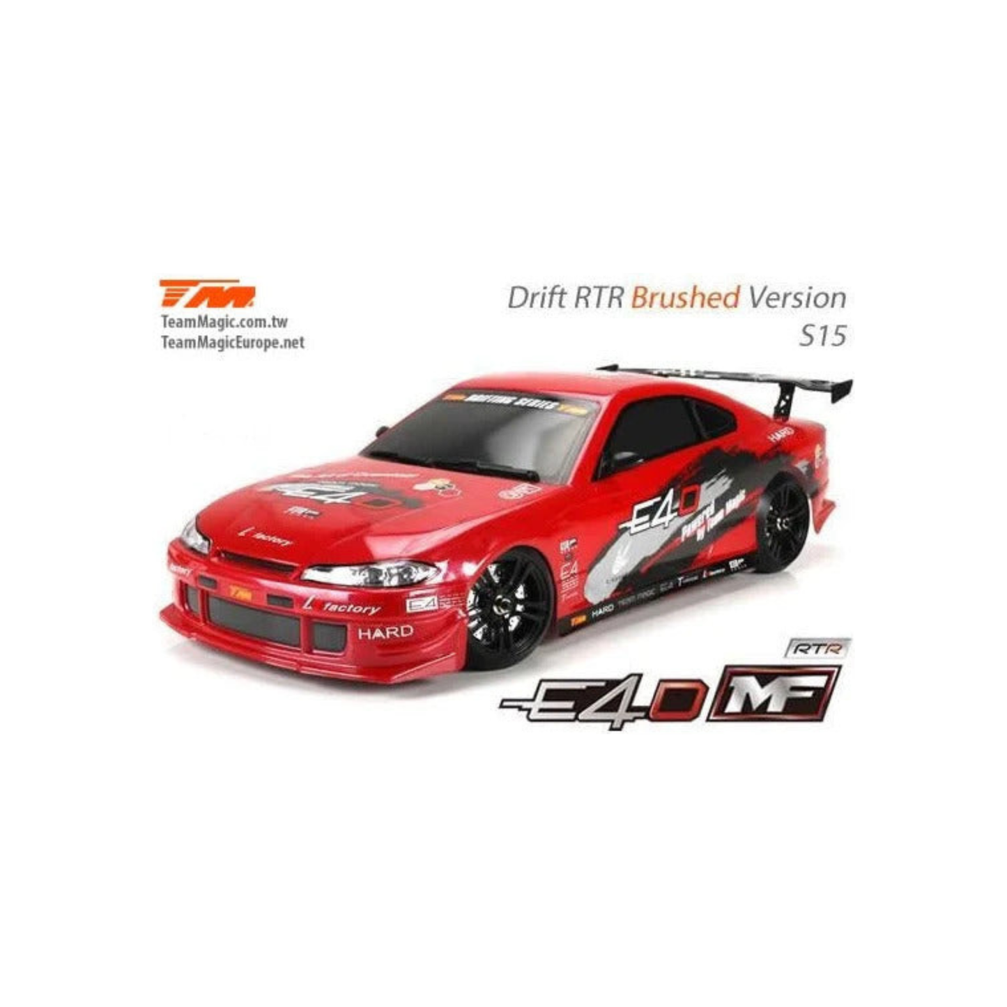 TEAM MAGIC E4D MF 1/10 DRIFT CAR RTR S15 BRUSHED VERSION