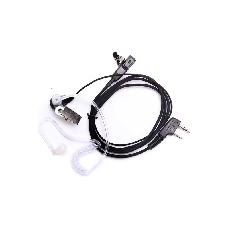 Baofeng air acoustic tube earpiece 2 Pin headset mic for walkie talkie baofeng UV-5R BF-888S 888s 5R earphone