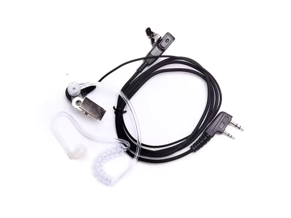 Baofeng air acoustic tube earpiece 2 Pin headset mic for walkie talkie baofeng UV-5R BF-888S 888s 5R earphone