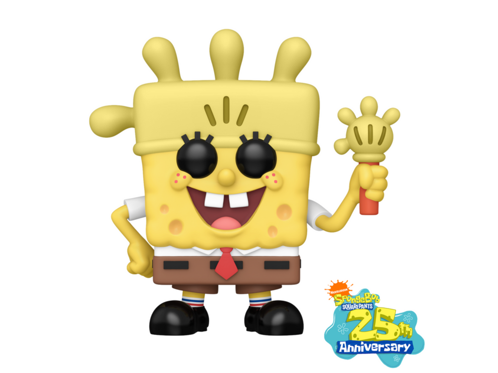 Spongebob: 25th Anniversary - Glove World Spongebob Pop! Vinyl