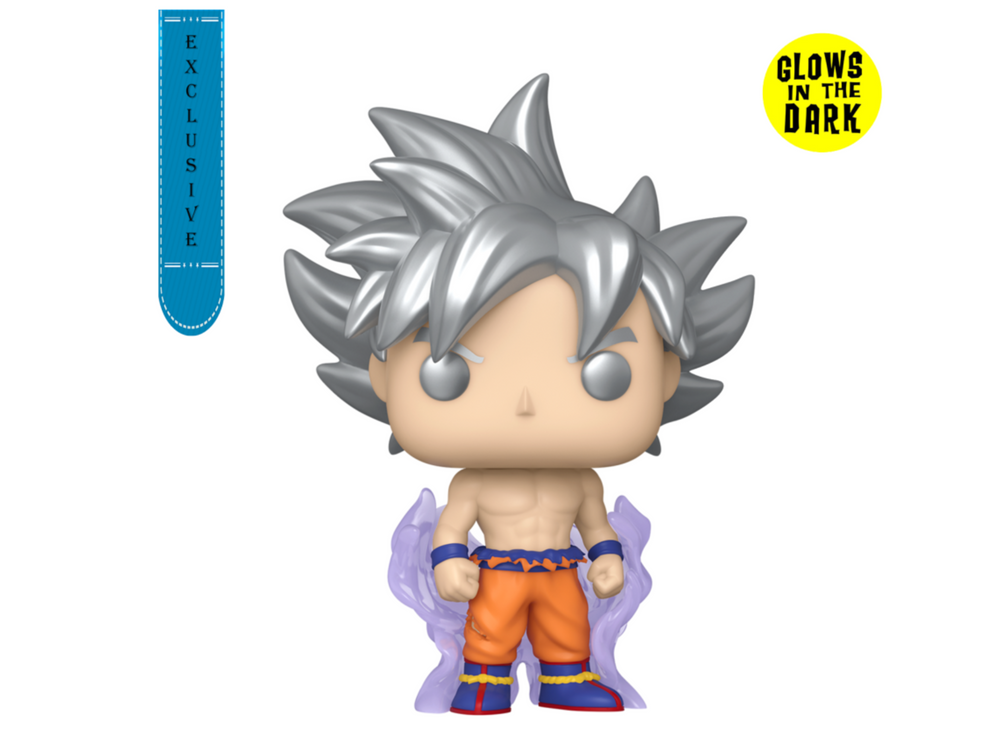 Dragonball Super - Goku (Ultra Instinct) US Exclusive Glow Pop! Vinyl [RS]