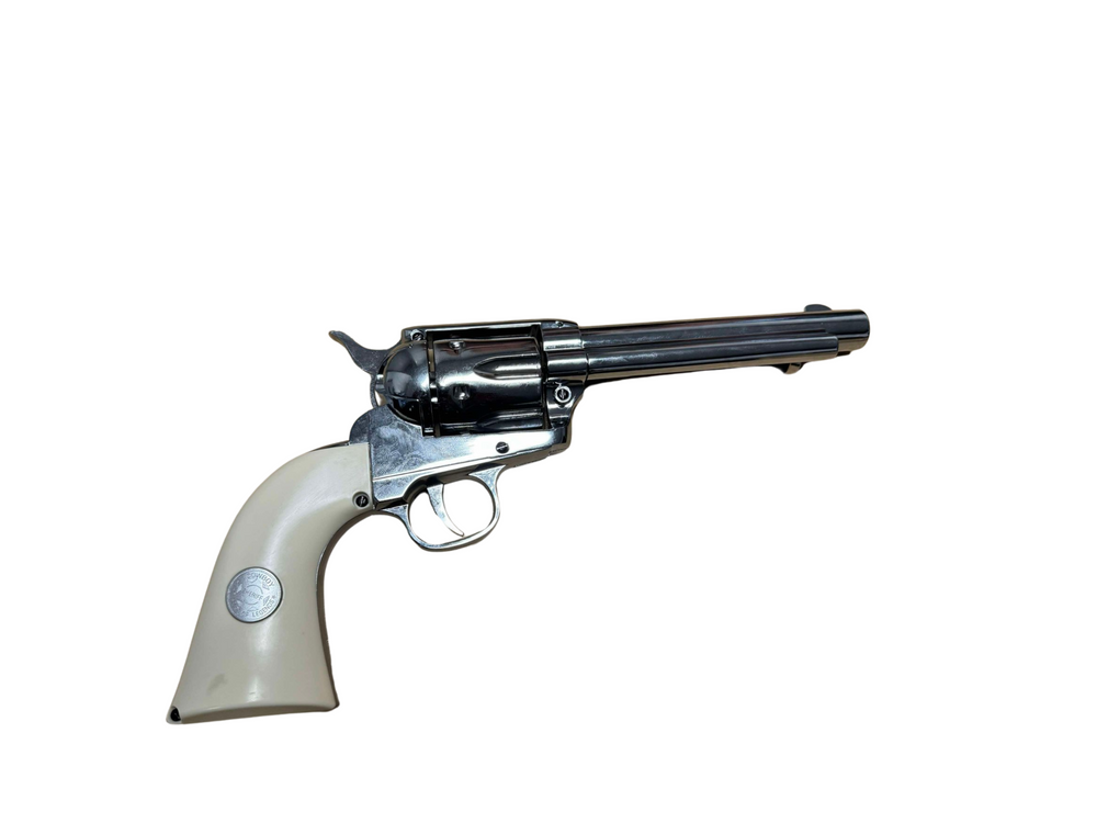 Manual Wingun Colt SAA Peacemaker .45 Revolver GEL BLASTER – Silver